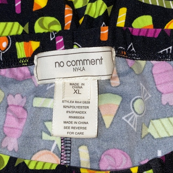 Halloween Candy Print Leggings - Picture 5 of 6